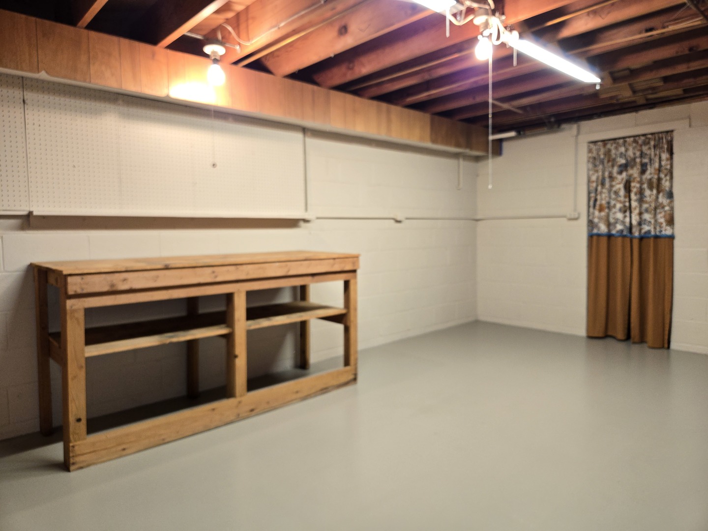 Curtain closure to canning room