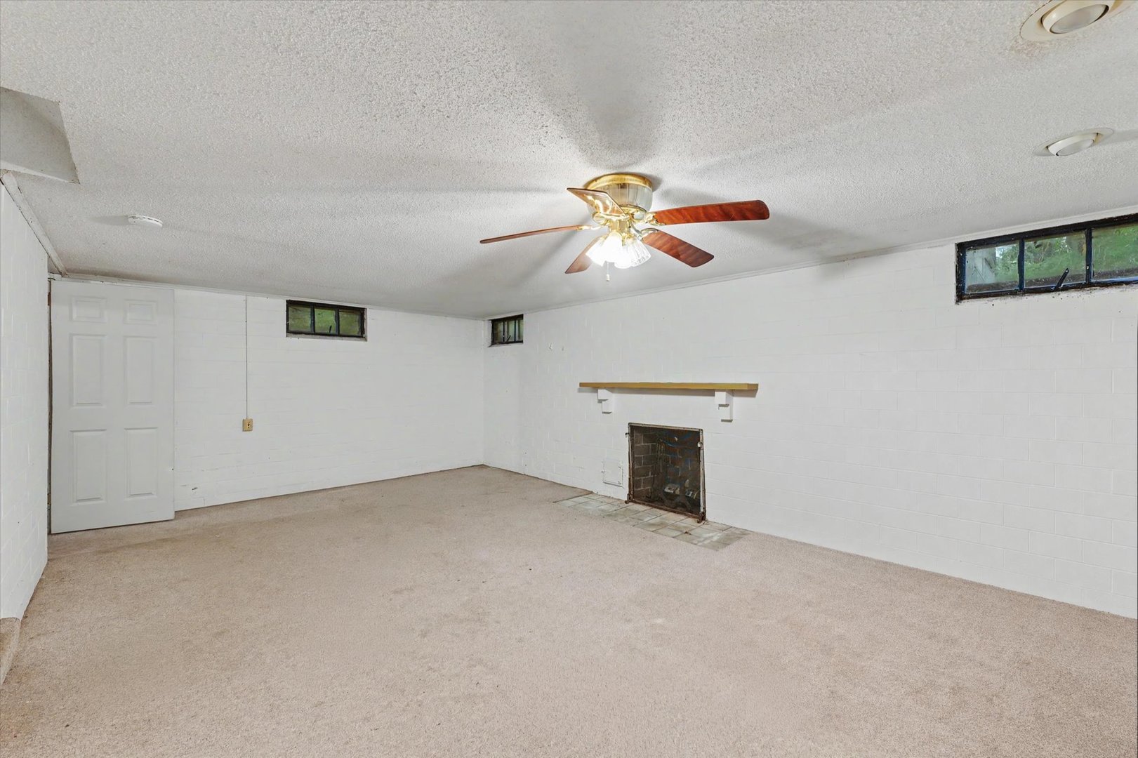 Bonus room in basement