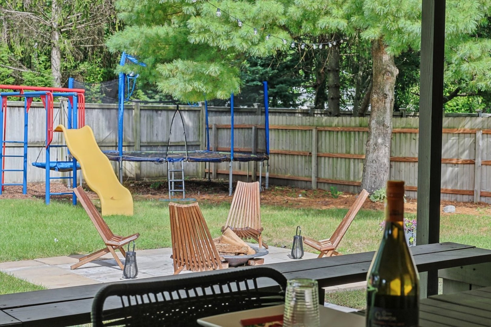 Overlooks yard and recreation spaces