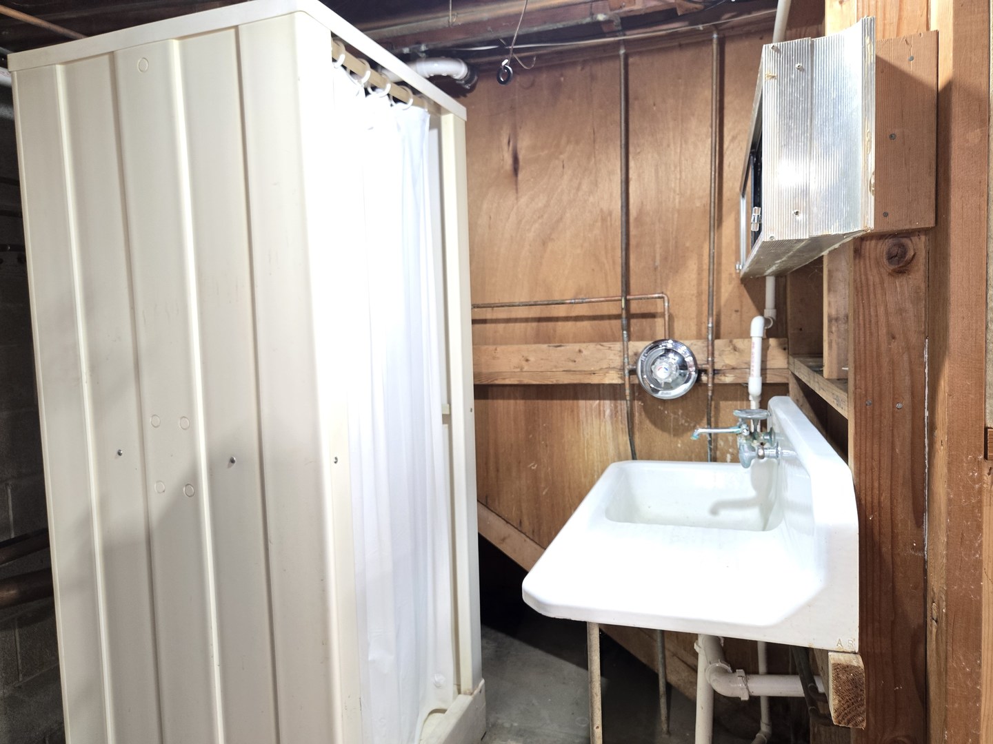 Basement Shower & Sink