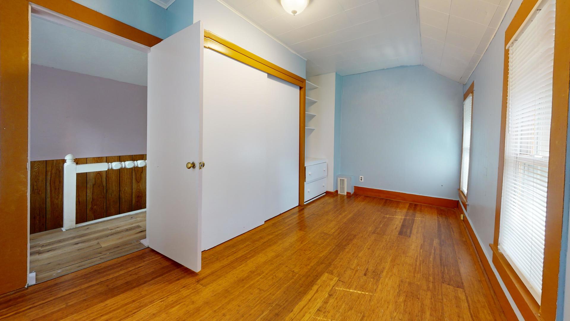Vacant and next is virtual staged for vision