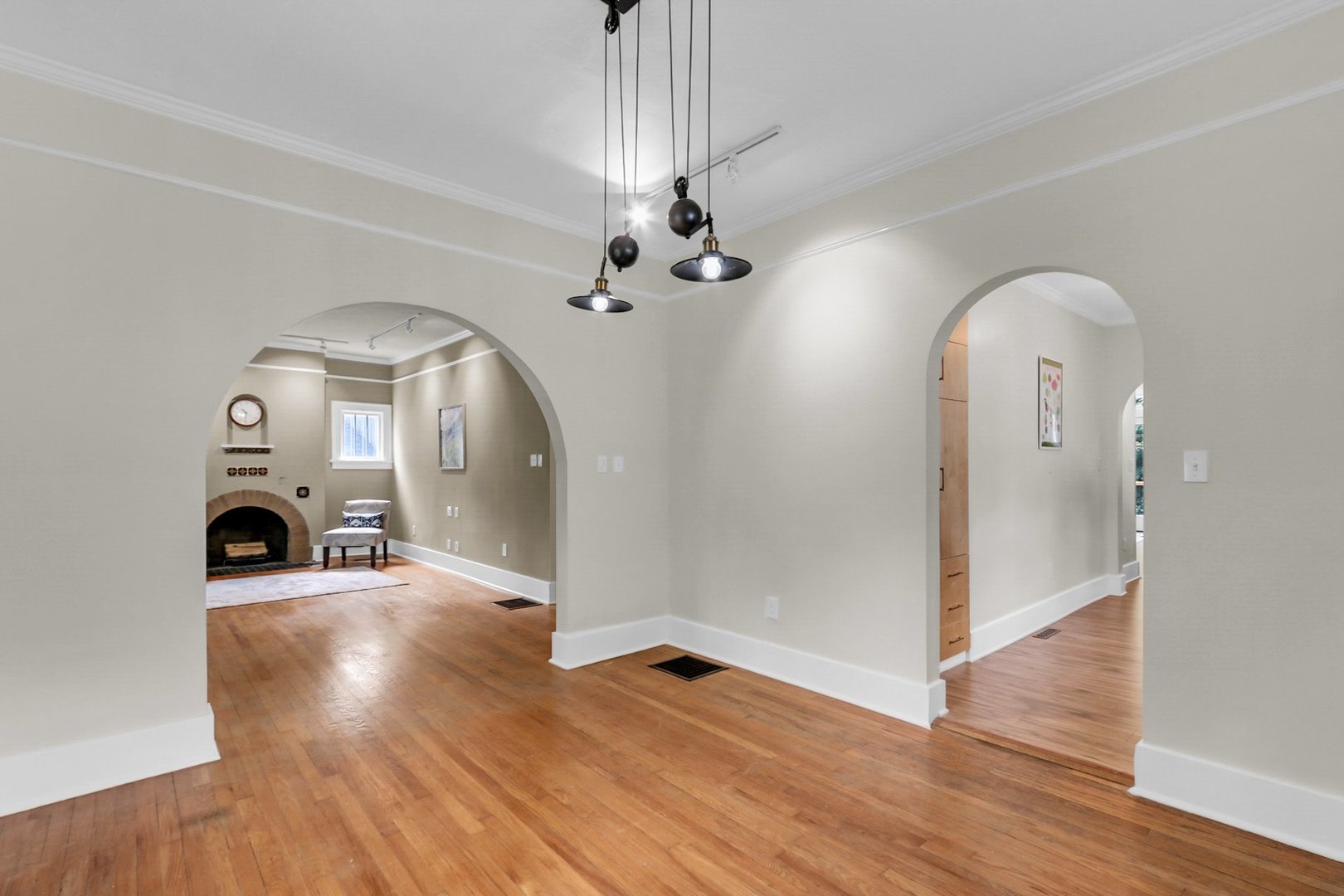 Arched doorways add character