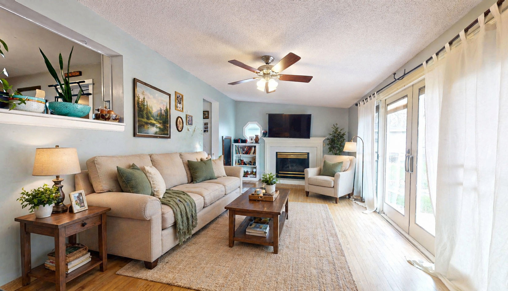 Shown as a cozy living room Option